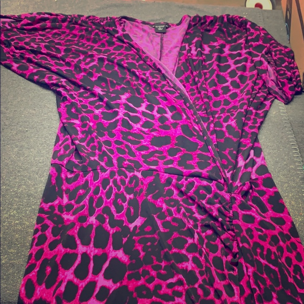 Purple cheetah dress